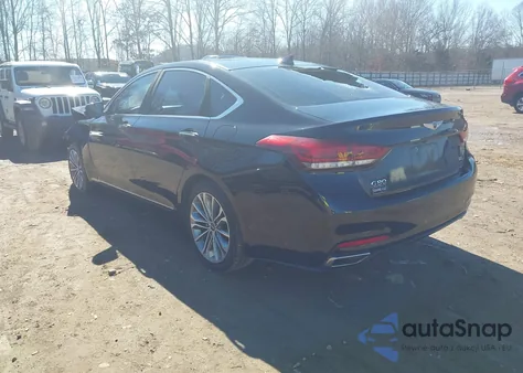 2017 Genesis G80 3.8 z USA, uszkodzony, nr VIN KMHGN4JE0HU199682